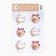 Stickers on glasses, New Year's set "Make a desire", for the New Year, 13.8 x 21.3 cm