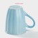 Ceramic Dolyana Mug "Marshmallow", 360 ml, blue color