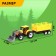 Tractor inertial "Farmer", with a trailer