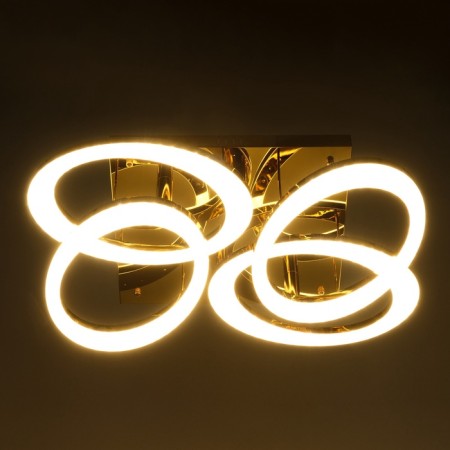 Causteen with FDD "Mons" 4XLED 190W 3000-6000k gold 83x56x15 cm-10