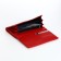 Women's wallet on magnets, red color
