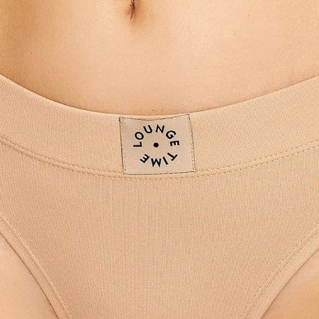 Panties female slips, beige color, size 48 (l)-3