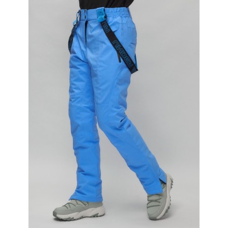 Ski suit female, size 42, blue color-18