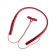 Sports headphones Wi-H700, wireless, vacuum, Tue 4.2, microphone, 100 mAh, red
