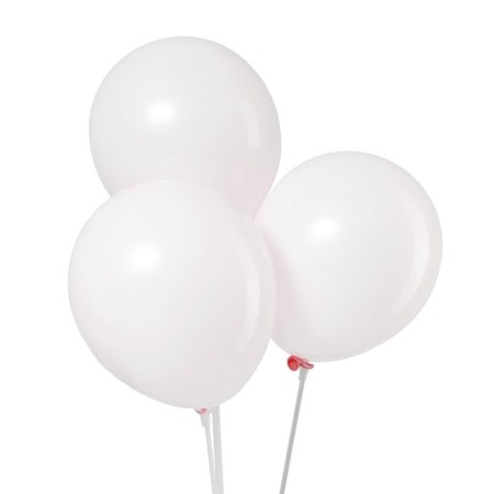 Latex ball 12 "Makarun", in the set 12 pcs., Pink color-1
