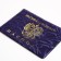 Passport cover, purple color