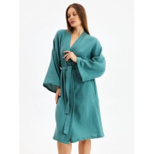 Women's robe KAFTAN BASIC p. 48-50, green