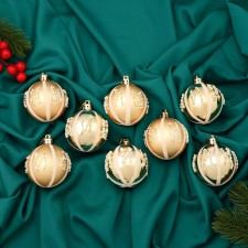 Set of balls plastic D-5.5 cm, 8 pcs 