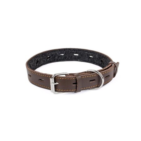 Collar leather dimensionless "zoonik", Osh 30-60 x 3 cm, mix of flowers-5