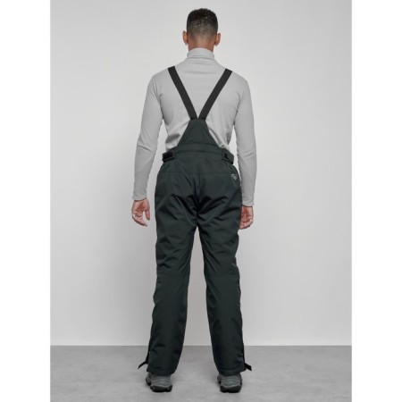 Semi-combinezone ski insulated male winter, size 50, dark green color-7