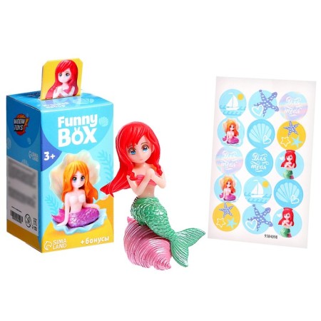 Funny Box game set, mermaids, mix-3