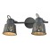 Lamp wall-flowing spot Rivoli Kalma 2he27, 40 watts with a switch with a switch
