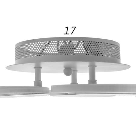 Causteen with PDU 1139/3 LED 36W 3000K-6000K Dimmer White 49x49x8 cm Bayerlux-5