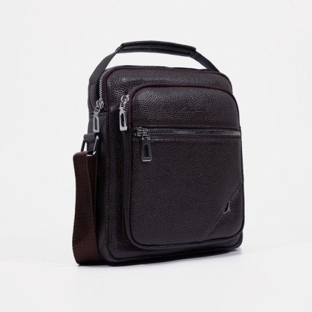 Male bag, brown color
