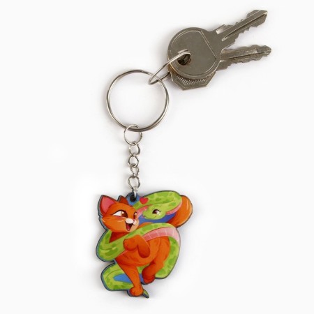 Gift set of "New Year's joys" icon and keychain, 8.3 x 12 cm-5