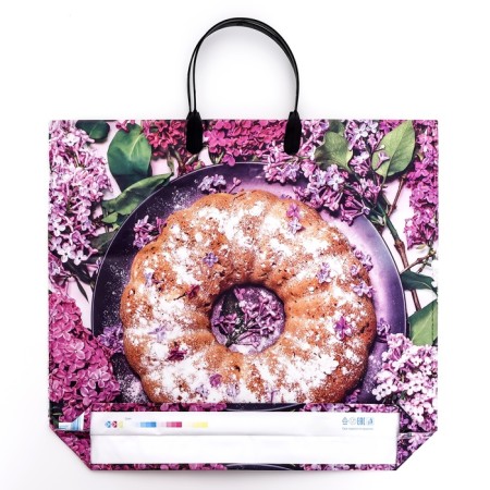 Sweet aroma package, polyethylene with a plastic pen, 37 x 33.5 cm, 90 μm-1