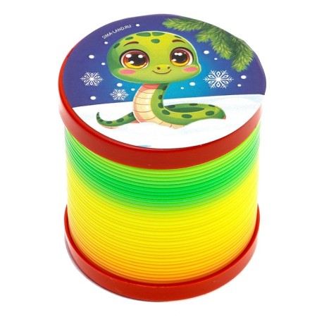 Spring Rainbow "Snake of Good luck", Mix color, D.-5CM-5