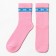 Women's socks, pink color, size 23-25