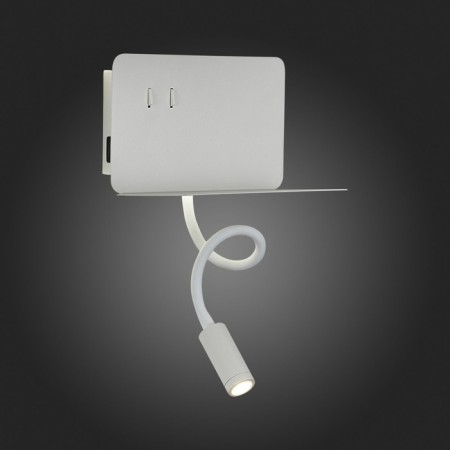 Wall lamp ST LUCE. SL1576.501.02. 2x3 watts, LED, 4000K, 470 LM, 20x15 cm, white color-2