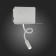 Wall lamp ST LUCE. SL1576.501.02. 2x3 watts, LED, 4000K, 470 LM, 20x15 cm, white color