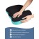 Anatomical pillow for sitting, size 46x36 cm, turquoise color