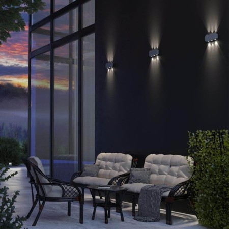 Calle lamp, 6x6W Led, 4000k, 510lm, IP54, gray color.-3