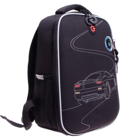 Frame backpack, 37 x 26 x 16 cm, Grizzly RAW-397, with LEDs, black RAW-397-5_1-1