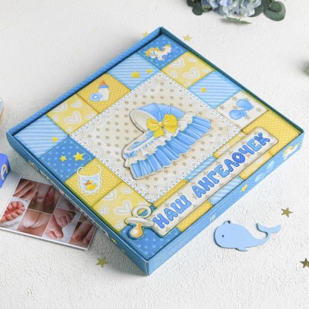 Photo album with stickers in the gift package "Our Angel", 10 sheets-7