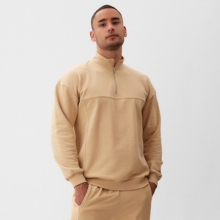 Jumper men's minku: Casual Collection Man Beige color, river 46