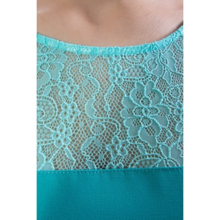 Women's dress, size 42, green color-3