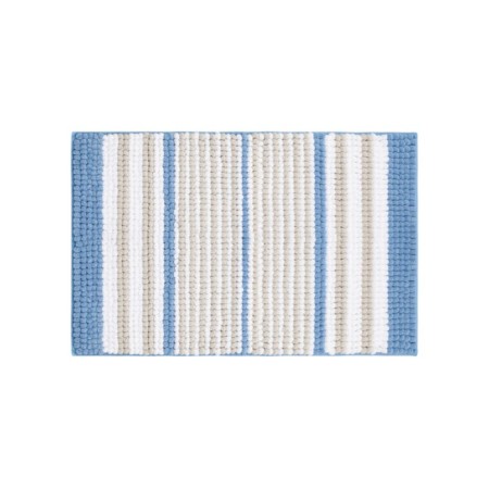 Bathroom rug IDDIS, 50x80 cm, shenill, blue color