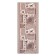 Rectangular track 100x250 cm, felt, pa100%