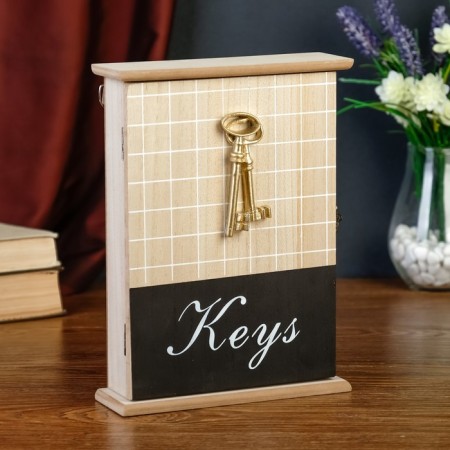 Keywood tree 5 hooks "Keys and cage" 26x19x6 cm-1