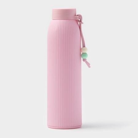 Water bottle glass "luxury", 300 ml, h = 21 cm, color mix