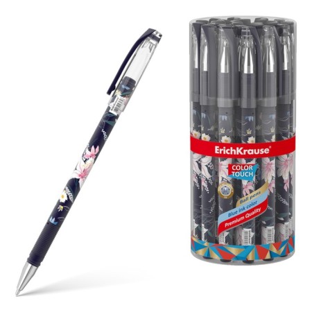Ballic handle Erichkrause Colortouch Lily, node 0.7 mm, flu, blue ink blue