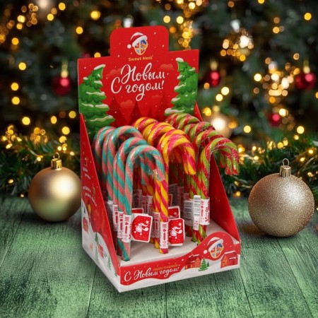 New Year. Caramel Lollice Sweet Ness "cane", 15 g