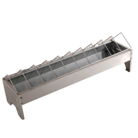 Lotky feeder for poultry, 50 cm, galvanized steel, river