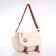 Youth bag on the valve, milk/brown color