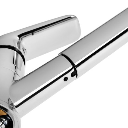Accoona A5416 kitchen mixer, with stretching watering can, brass, chrome-3