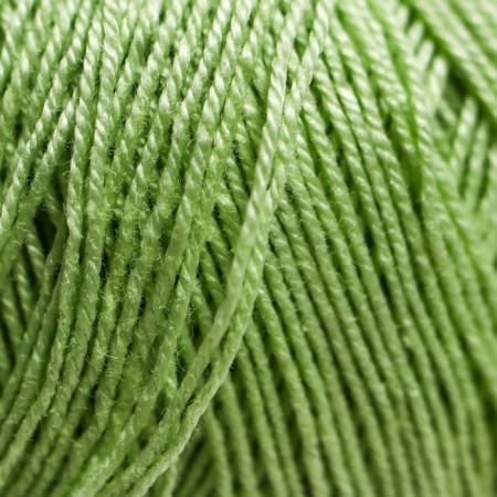 Yarn "Color lace" 100% Mercerized cotton 475m/50g (09-green apple)-3