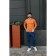 Jumper male ise, size 58, color orange