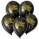 Latex ball 12 "Wife", pastel, set of 50 pcs., Black color