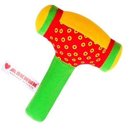 Developing soft toy "Schujamishi. Hammer ", mix-2