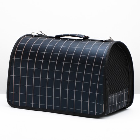 Bag - Animal Carriage "Cell", black, size m, 43 x 21 x 26 cm-2