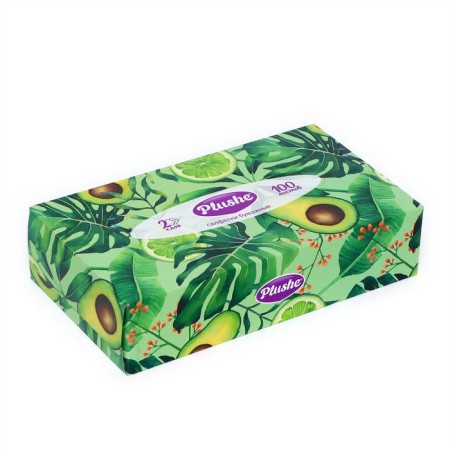 Paper napkins in Plushe box, 2 layers, 100 sheets-5
