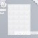 A set of corners with a pocket for photos 24 corners "Style" white 12.5x9 cm