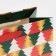 Laminated horizontal “Multi -colored Christmas trees”, ML 27 x 23 x 11.5 cm, New Year