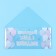 Money envelope "Happy Birthday!" Transparent PVC, balls, 16 x 8 cm
