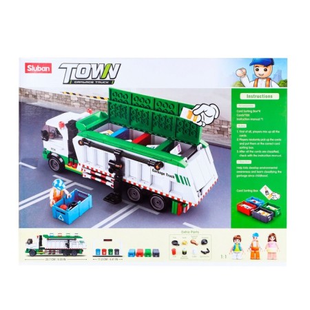 Designer city "Sorting garbage truck", 432 parts-5