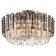 Ceiling chandelier TON 8XE14 40W, size 50x50x24 cm, color chromium